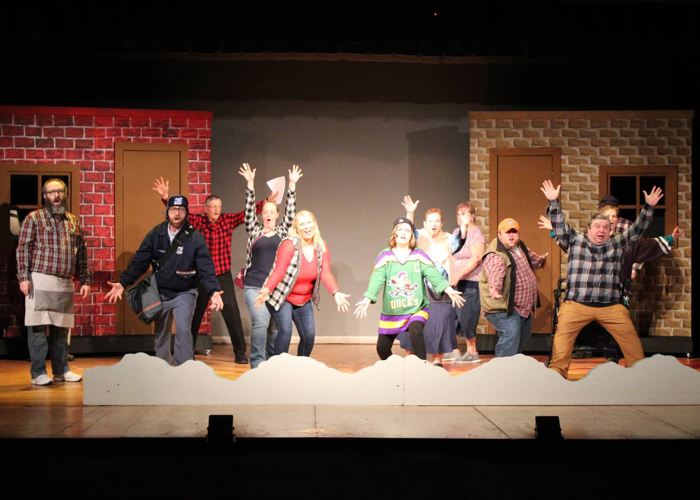 The cast of "Grumpy Old Men - the Musical" tell all about their home of Wabasha during Engle Lane Theatre's season opening show.