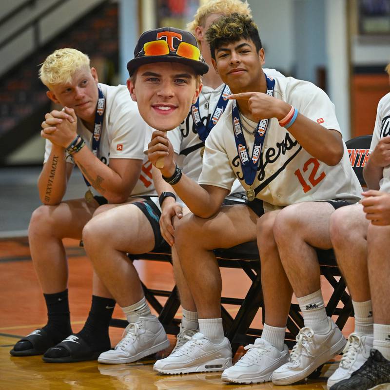 Crystal Lake Central Baseball 3A Championship celebration at Crystal Lake Central High School on Sunday, June 9, 2024 in Crystal Lake.