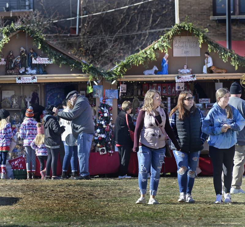 Christmas gift ideas from a wide variety of vendors drew many shoppers to the Chris Kringle market Saturday, Nov. 26, 2022, for the first full day of the Chris Kringle Market in Ottawa.