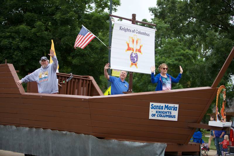 Knight's of Columbus at the St. Charles Memorial Day Parade on Monday, May 27,2024 in St. Charles.