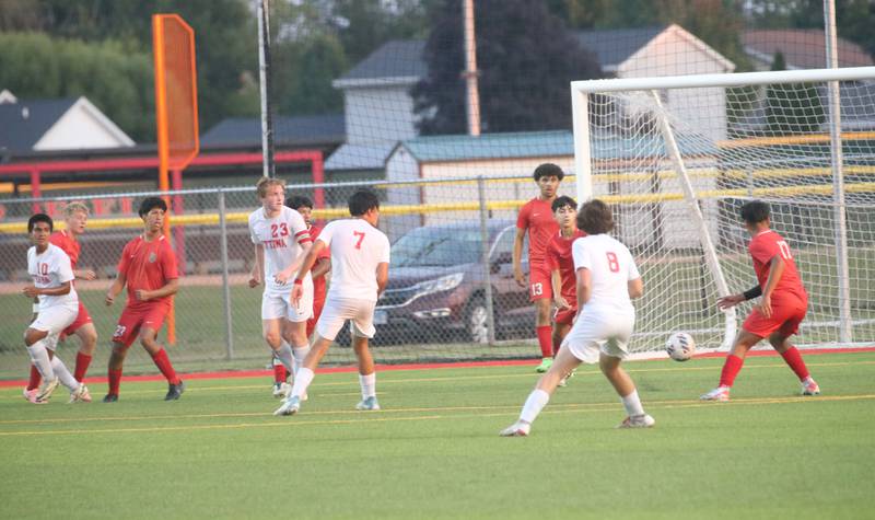 L-P and Ottawa play each other in soccer on Wednesday, Sept. 18, 2024 at the L-P Athletic Complex in La Salle.