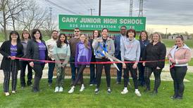 Advia Credit Union donates electronic signs to Cary District 26 schools