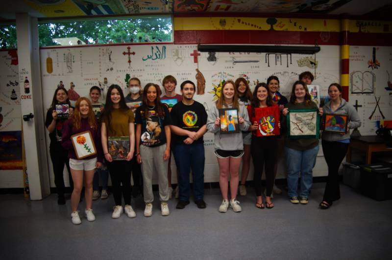 In April, students from Putnam County High School competed in the Northern Illinois Chapter of the American Association of Teachers of Spanish and Portuguese Cultural Interpretation Contest at Mendota High School.