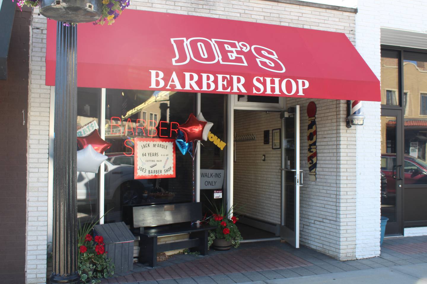 Joe's Barber Shop, located at 29 N. Williams St., Crystal Lake, has been open since 1960.