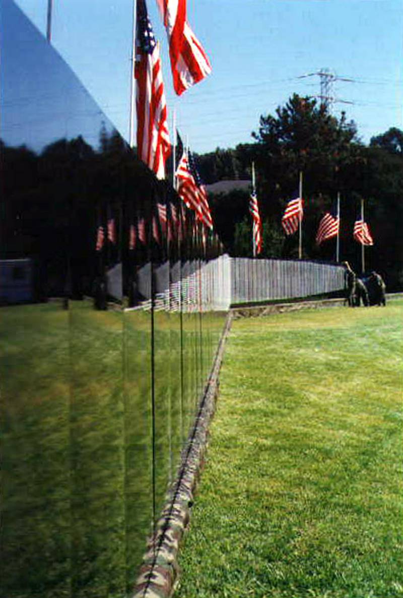 The Vietnam Moving Wall, a half-size replica of the Vietnam Veterans Memorial in Washington DC, will be on display in Manhattan from June 30, 2023 until noon July 5, 2023 in the Wabash parking lot in front of the Township Building at 230 S. Wabash St.