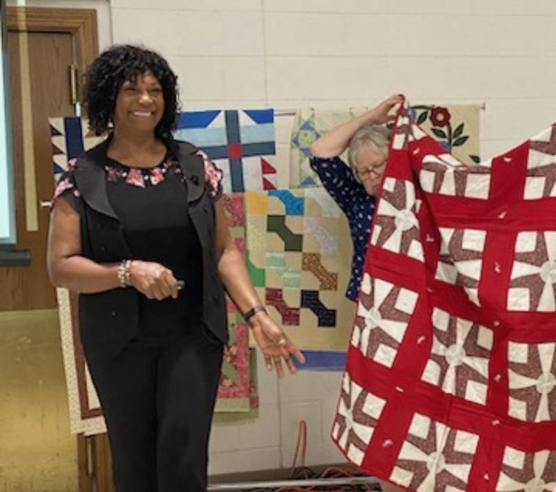 Connie Martin, Illinois Humanities Road Scholar and the sixth generation of a slave, will be presenting “Pre-Civil War Quilts: Secret Codes to Freedom on the Underground Railroad” at 7 p.m. Tuesday, June 25, at the Streator Public Library.