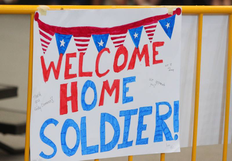 McHenry Community High School hosted a celebration Sunday for veterans returning from an Honor Flight trip to Washington D.C. The Honor Flight trip was coordinated by the Veterans Network Committee of Northern Illinois.