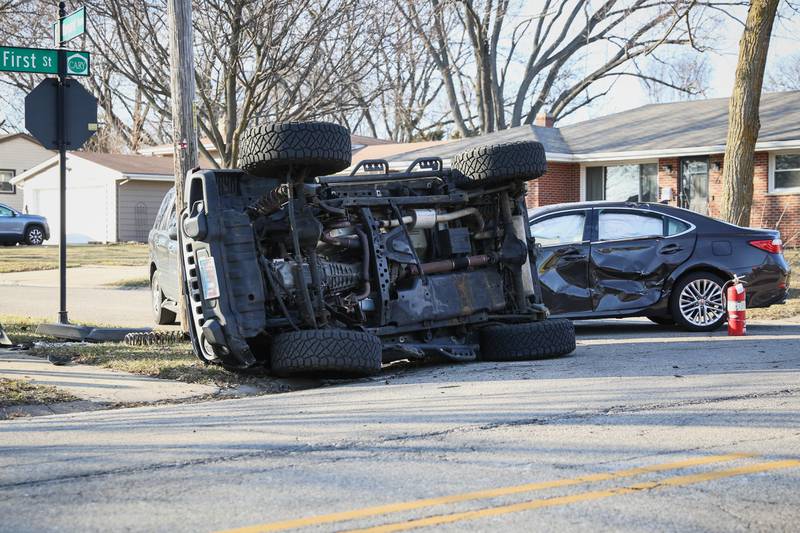 The Cary Fire Protection District responded to a three-car crash at the intersection of First Street and Margaret Terrace in Cary Feb. 12, 2024