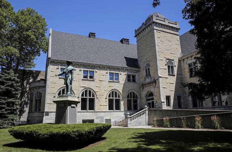 The proposed 2020 budget funds remodeling inside the Joliet Public Library building downtown.