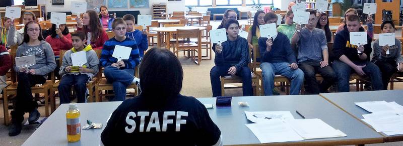 Twenty-one finalists, determined by smaller competitions with groups of 100 students, competed Jan. 15 in the school’s Learning Resource Center to determine who could move on to the state competition.