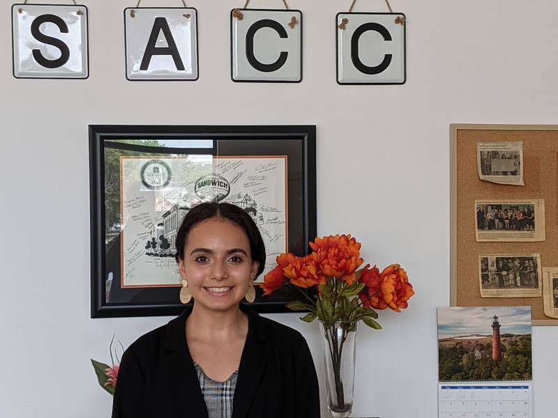 Yari Aguado started this month as the executive director of the Sandwich Area Chamber of Commerce.