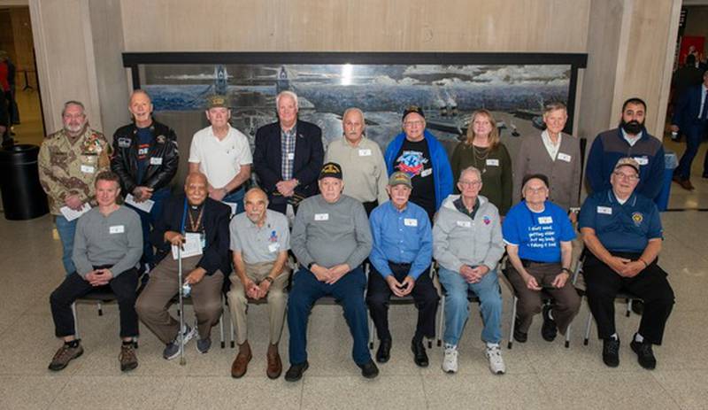 Registration is now open for the annual Veterans History Project. Pictured are the participants from the 2023 project.