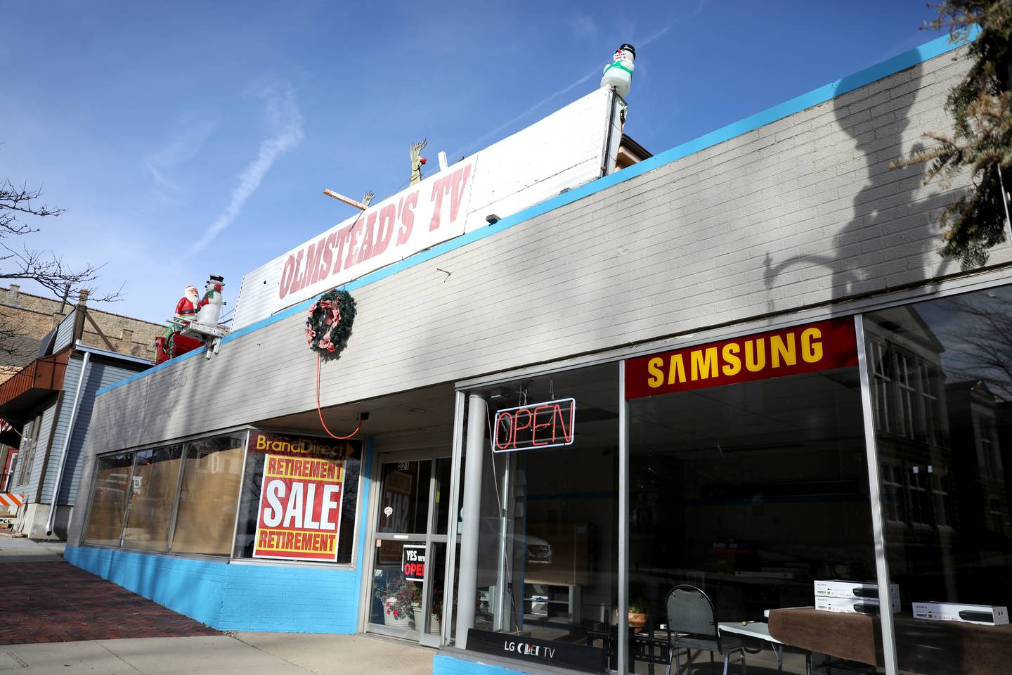 Gene Olmstead is closing his family business, Olmstead’s TV in Batavia, after over 75 years of business.