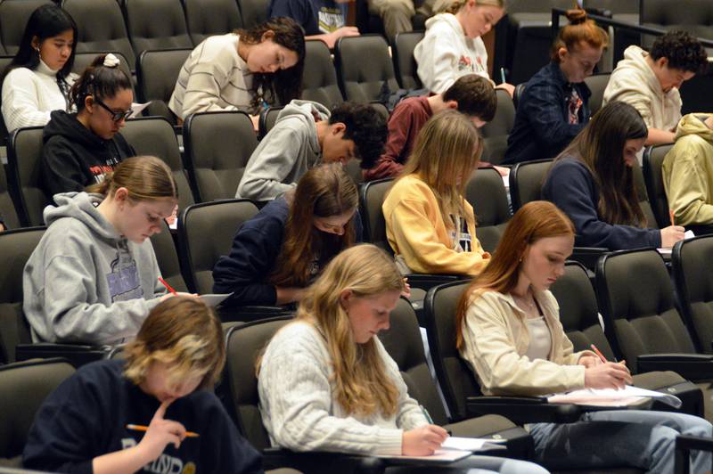 A total of 158 students from eight high schools competed last week in the Illinois Valley Community College Regional Academic Challenge. Three teams and individual medalists advanced to sectional competition at Eureka College in March. Winners there will advance to state finals at Eastern Illinois University in April. Students were scored on exams in biology, English, math, computer science, physics, engineering graphics and chemistry.