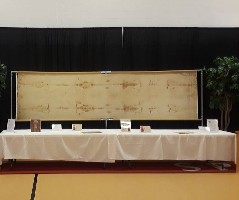 Viewings for the Man of the Shroud exhibit will be 3 to 7 p.m. Saturday, April 2, 2022, and 8:30 a.m. to 2:30 p.m. Sunday, April 3, 2022, at St. Mary Immaculate Parish, located at 15629 S. Rt. 59 in Plainfield. The shroud is an exact replica of the renowned Shroud of Turin, which some believe to be the burial cloth of Jesus.