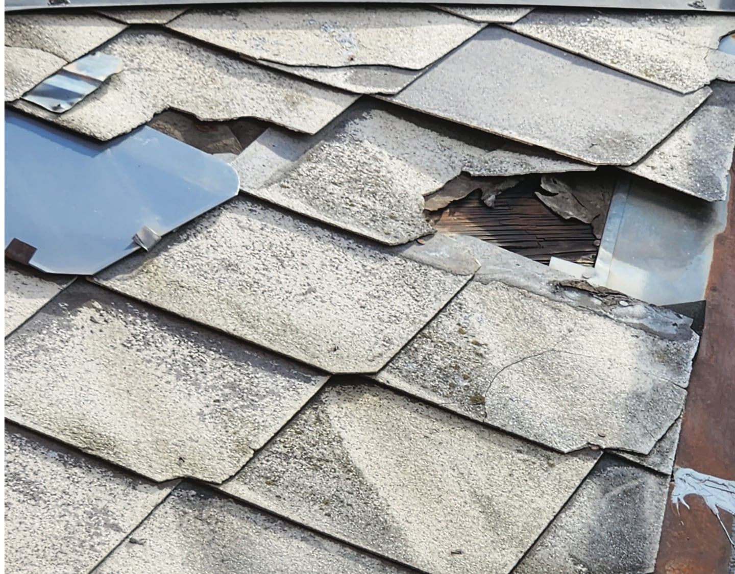 Part of the roof on the historic Sandwich Opera House needs to be replaced.