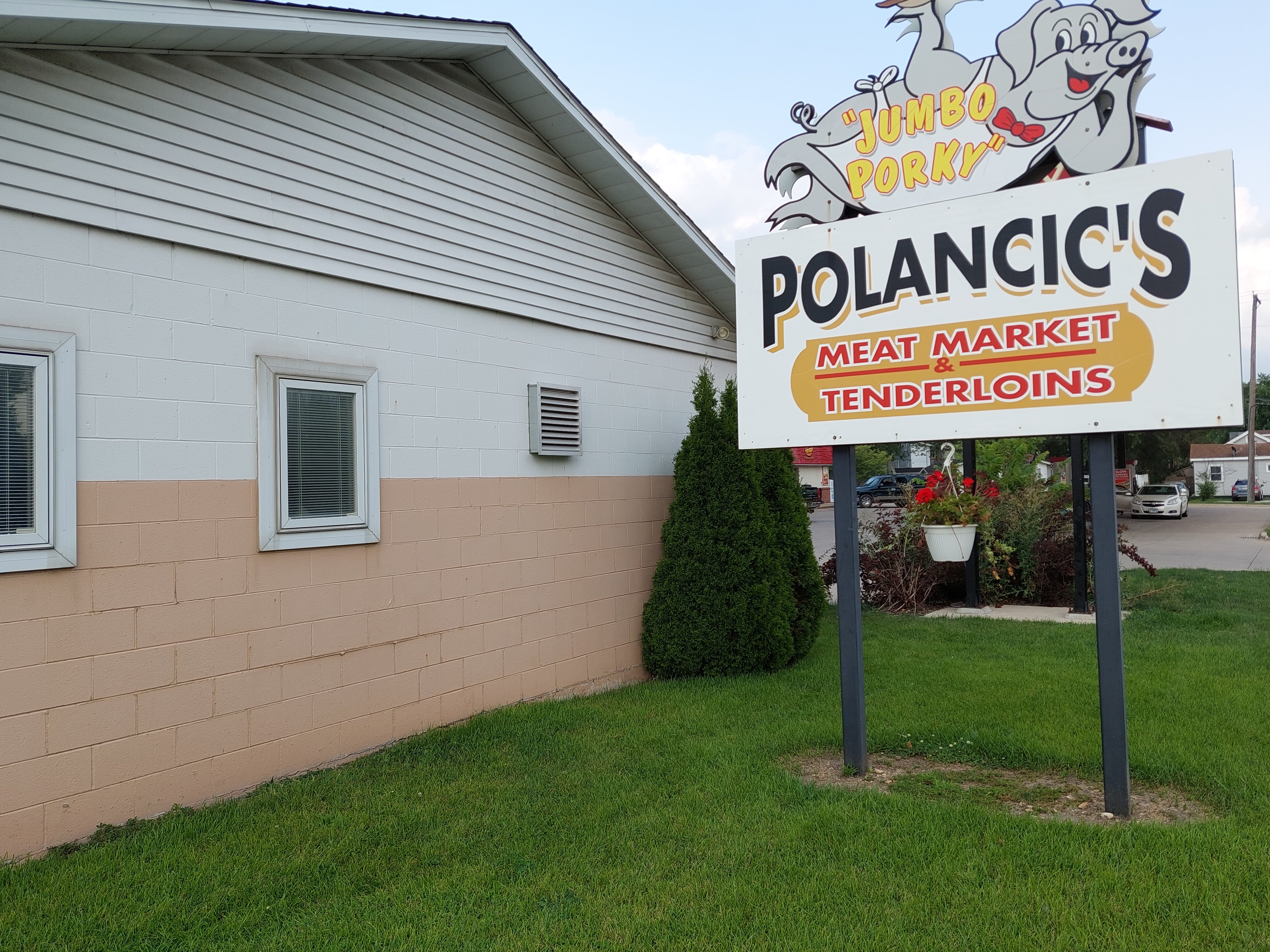 The popular breaded pork tenderloin is a patented recipe produced and packaged in-house at Polancic’s store, 412 W. Norris Drive, Ottawa.