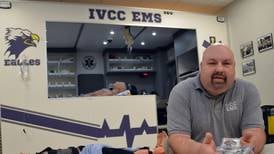 IVCC’s EMS trainees receive a special token at graduation 