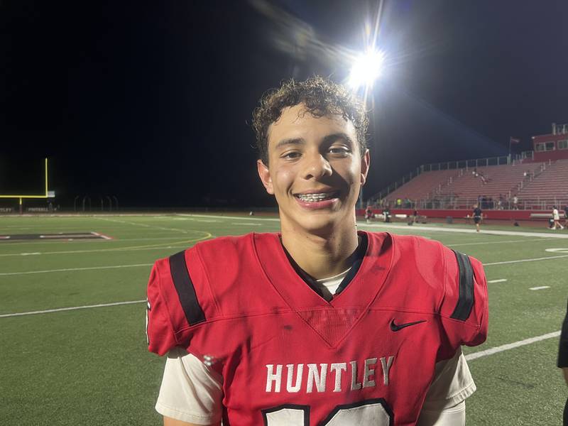 Huntley quarterback Braylon Bower