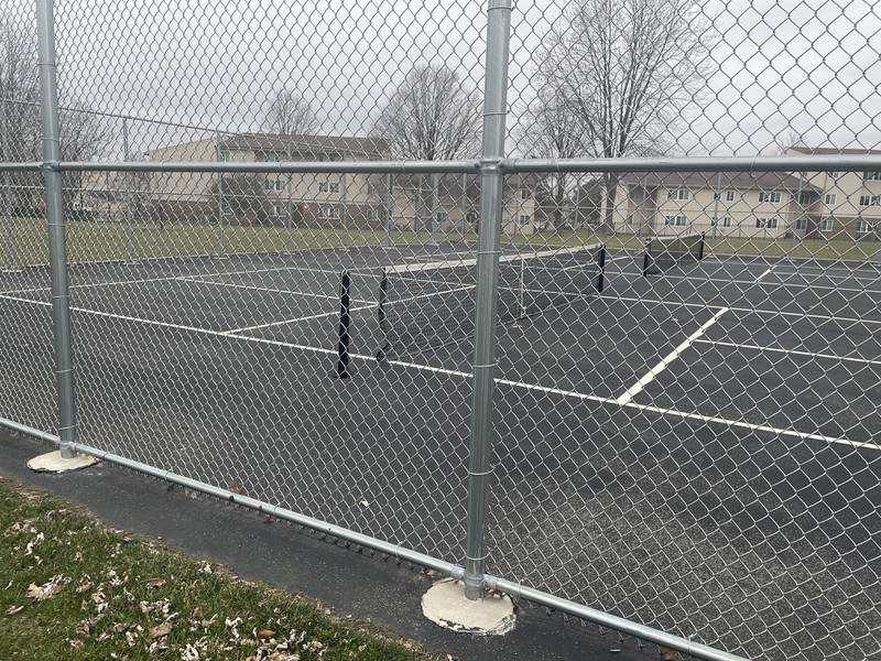Pickleball courts are now open at Welsh Park, 651 Russell Road, in DeKalb, shown here Thursday, March 7, 2024.