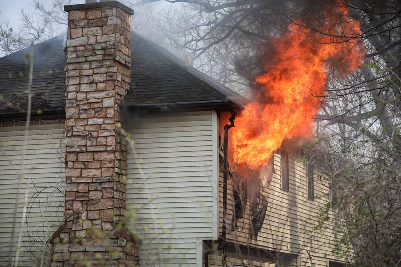 A house along Riverside Drive in Nunda Township was uninhabitable and a cat was killed in a fire March 29, 2024.