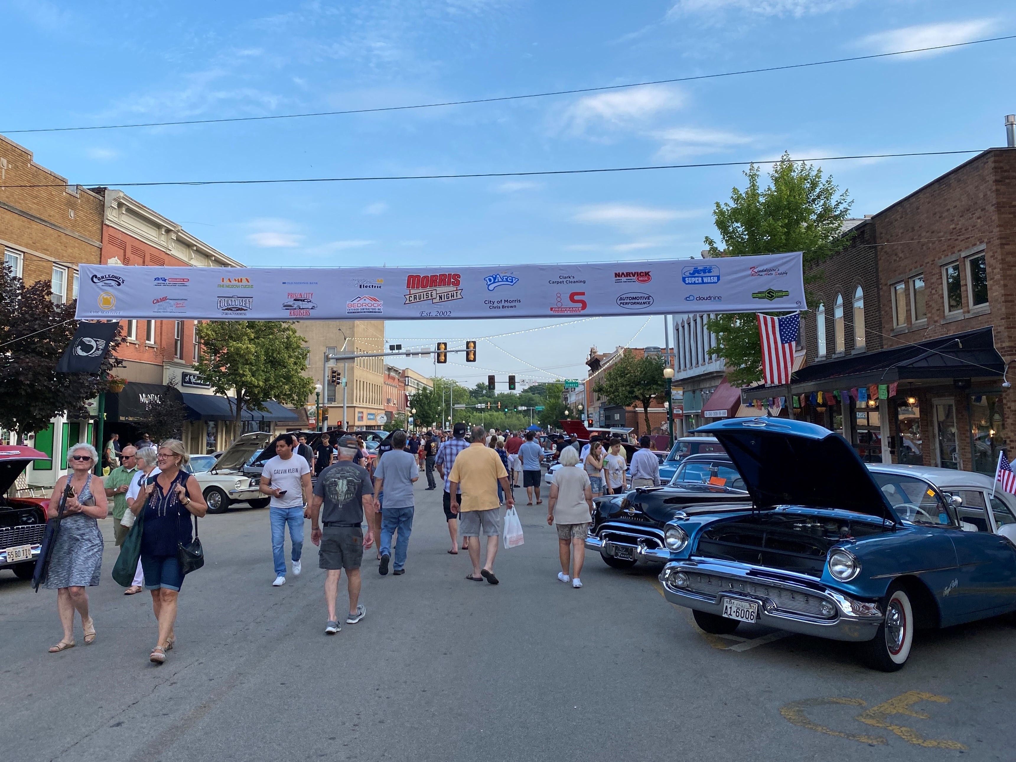 July’s Morris Cruise Night raises over $7,000 for Grundy County Heroes and Helpers