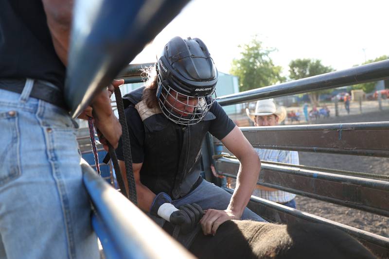 Photos Practice for the 2022 National Bull Riding Shaw Local