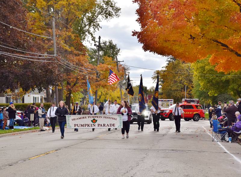 The Sycamore Pumpkin Festival Parade was held Sunday, Oct. 31, 2021. This year's grand marshals were Sycamore American Legion Post 99 and Sycamore Veterans of Foreign Wars Post 5768.