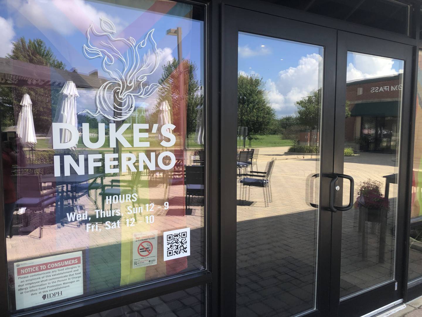 The exterior of Duke's Inferno in Woodstock photographed Aug. 17, 2024.