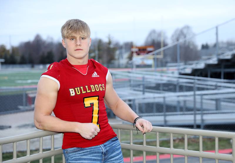 Batavia’s Tyler Jansey is the Kane County Chronicle Football Player of the Year.