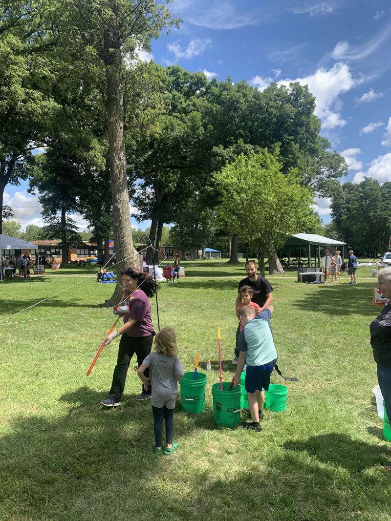 Kids had different activities to enjoy at the Streator Ministerial Association and Streator Family YMCA hosted the fourth annual Back to School Fair on Saturday, Aug. 10, at the Oakland Park Commons, 701 S. Sterling St.