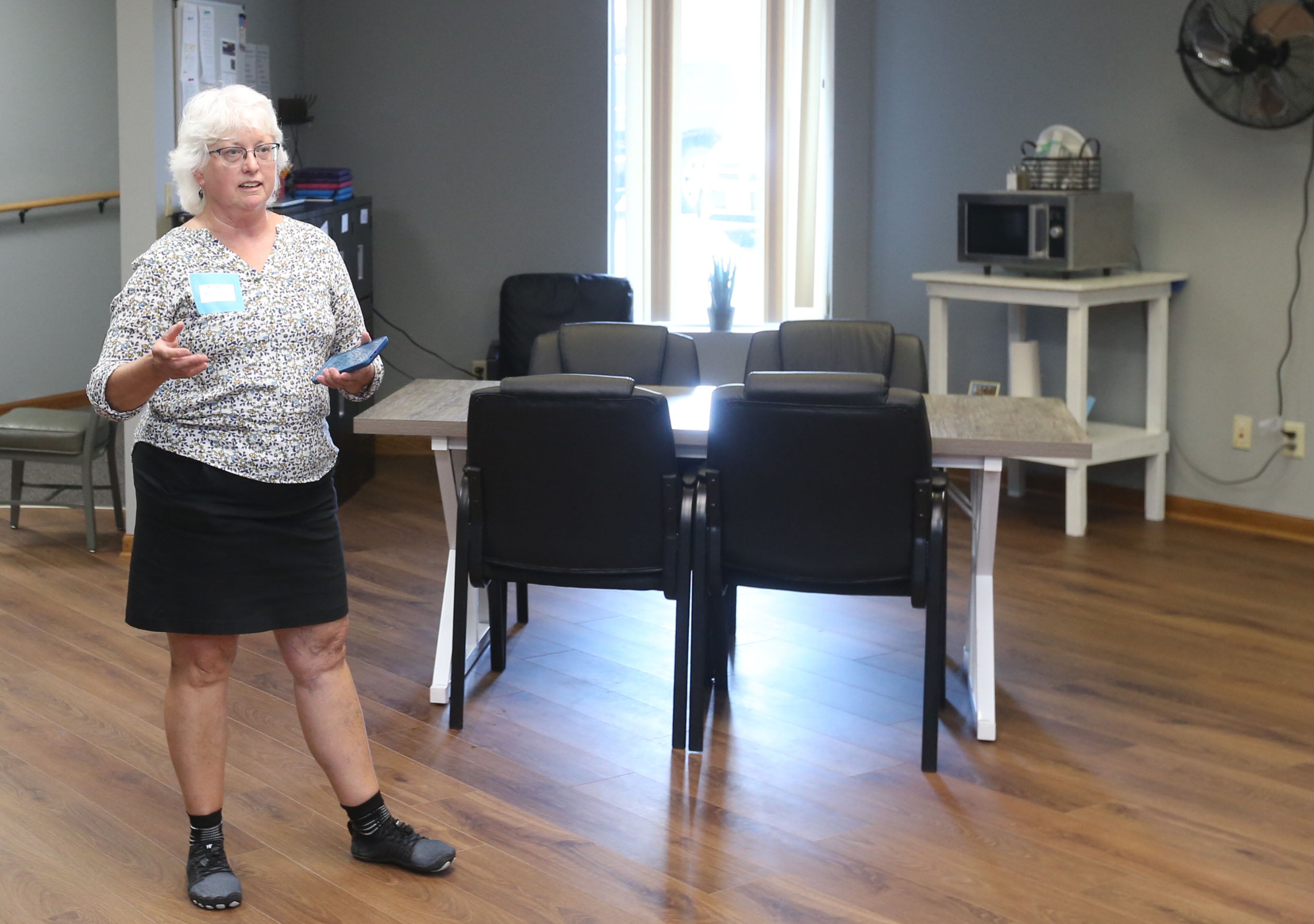 Horizon House CEO Michelle Rich speaks during the opening of "The Hub" a community day service location through Horizon House of the Illinois Valley on Thursday, Aug. 1, 2024 downtown La Salle. The building is located at 105 Marquette Street behind the former La Salle National Bank building. The Covid pandemic led to a 15-month closure of the side-based Day Services and the sheltered workshop. That time provided an opportunity to completely redesign Horizon House's Day Services and resulted in closing the sheltered workshop and seeking an alternative home base for the program. Several months were spent remodeling the location to best meet the needs of the people who receive day services. Horizon House has been in operation for 54 years. During this tenure, they have made many significant physical and programmatic changes in response to the changing needs of the people with disabilities they serve. the opening of "The Hub" is one more example of our commitment to the future.