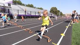 Photos: Tots run and throw in a Tiny Tots Track Meet in Downers Grove