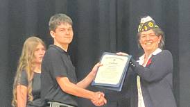 Polo American Legion Patrick Fegan Post #83 recognizes outstanding 8th grade graduates