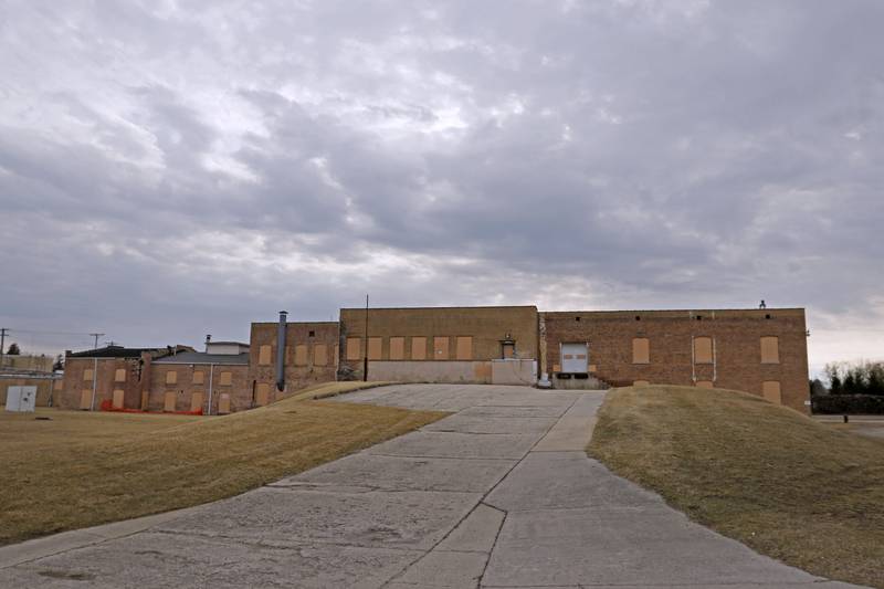 The former Catty Corp. building at 11117 Church St in Huntley is photographed on Friday, March 17, 2022. Huntley is working on plans to turn the vacant building into an apartment building.