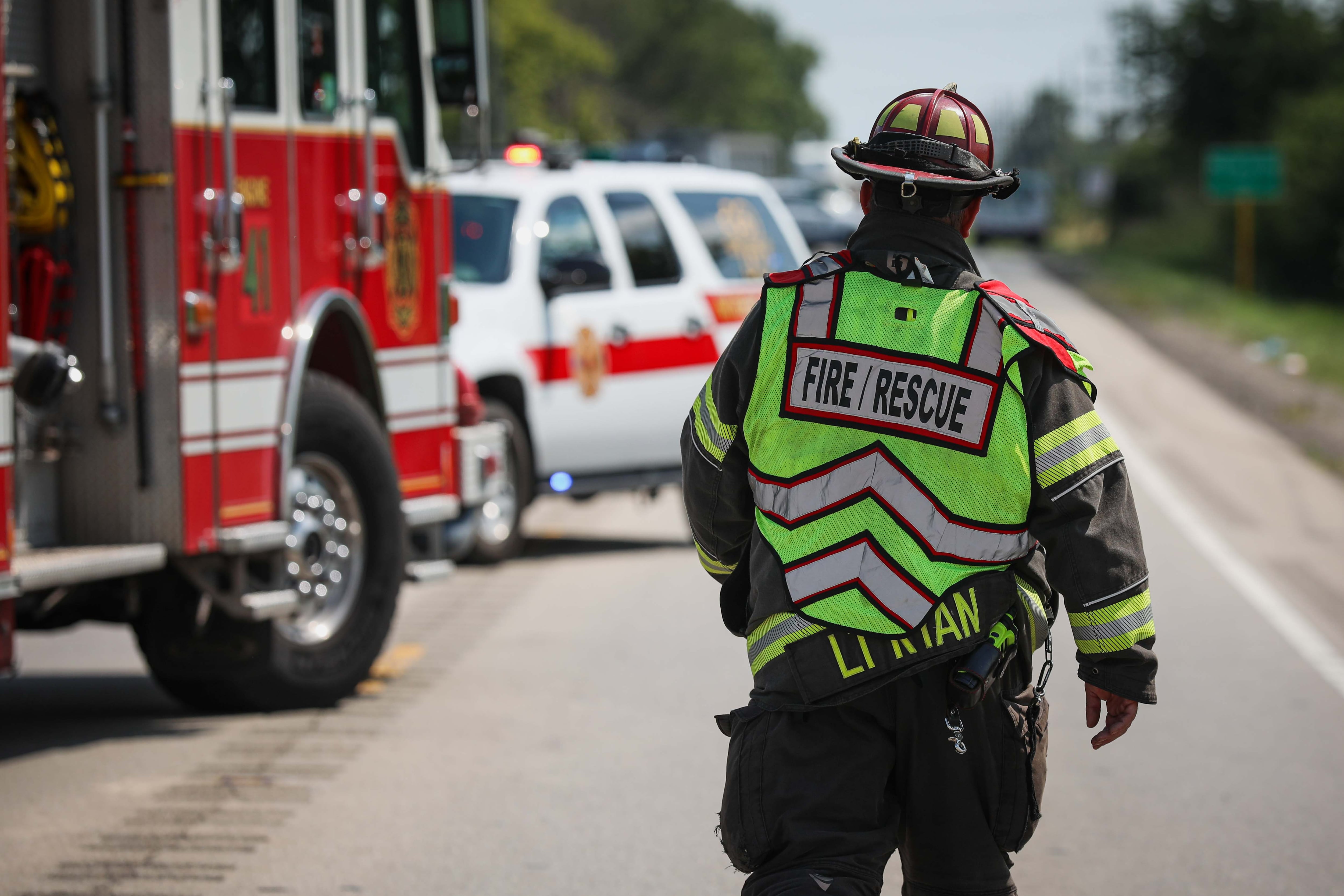 No injuries reported in a rollover crash that shut down Route 31 for nearly two hours Wednesday afternoon in Prairie Grove, officials report.