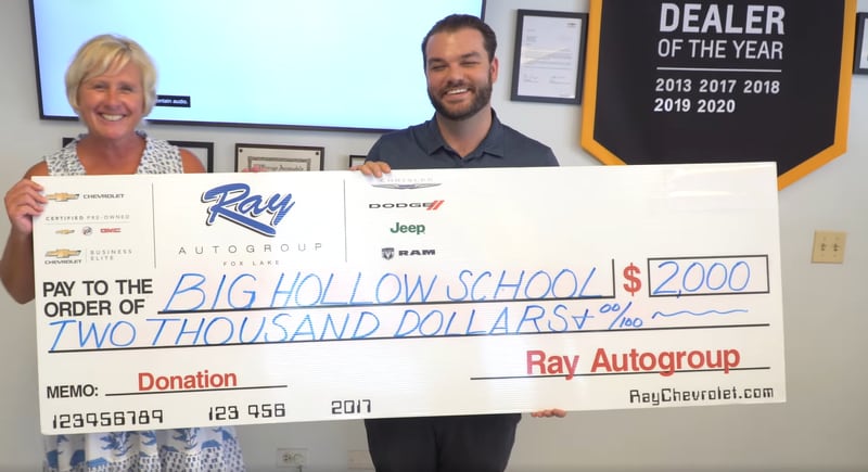 Ray Auto Group was thrilled to continue its tradition of community support by sponsoring the Big Hollow Back to School Bash for the third consecutive year.