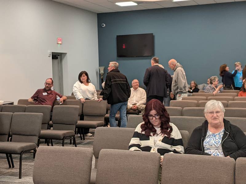 The Oswego Area Chamber of Commerce and the Kendall County Bar Association on Oct. 7 hosted a candidate night at Bauman Family Funeral Home in Oswego.