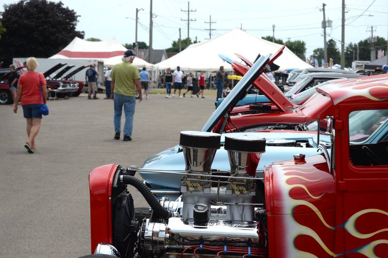 Cool cars and hot rods were on display at the Town & Country Days car show in Polo on Saturday, June 15, 2024.