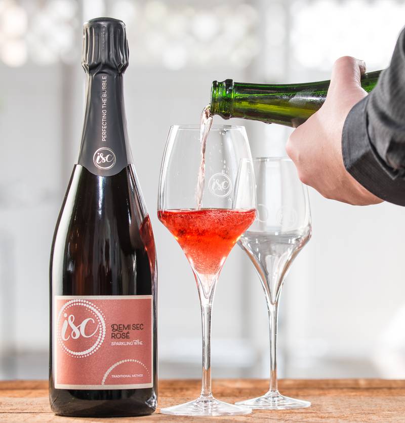 ISC Demi Sec Rosé won the Governor’s Cup Sparkling Wine trophy, Best of Class and a Double Gold medal.