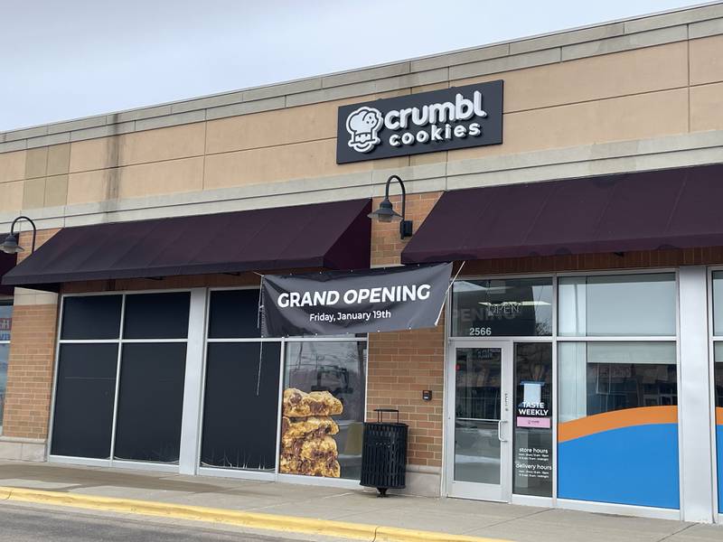 Crumbl Cookies is seen at Jan. 8, 2024 at 2566 Sycamore Road in DeKalb.