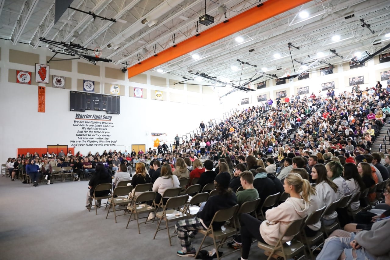 McHenry High School starts graduation celebration with Senior Decision Day