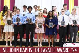 Montini recognizes 2024 St. John the Baptist De La Salle award recipients