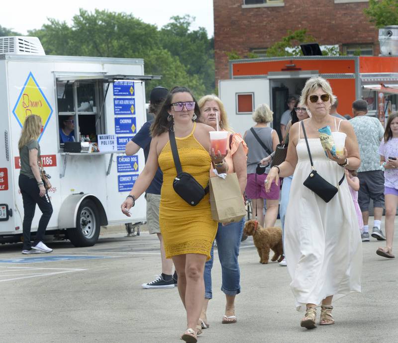Large crowds visited some of the 21 food trucks and sampled a variety of cuisines during the Infinity Food Truck Festival Saturday in Ottawa.