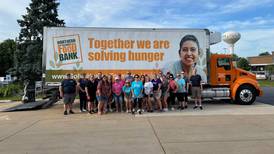 Joliet Chamber’s Council for Working Women donates semi-truck load of food to pantry