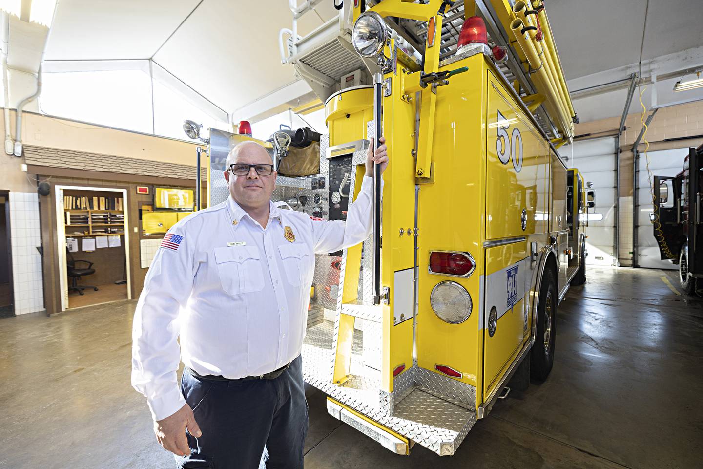 Deputy Chief Ken Wolf has been named fire chief to the Rock Falls Fire Department.