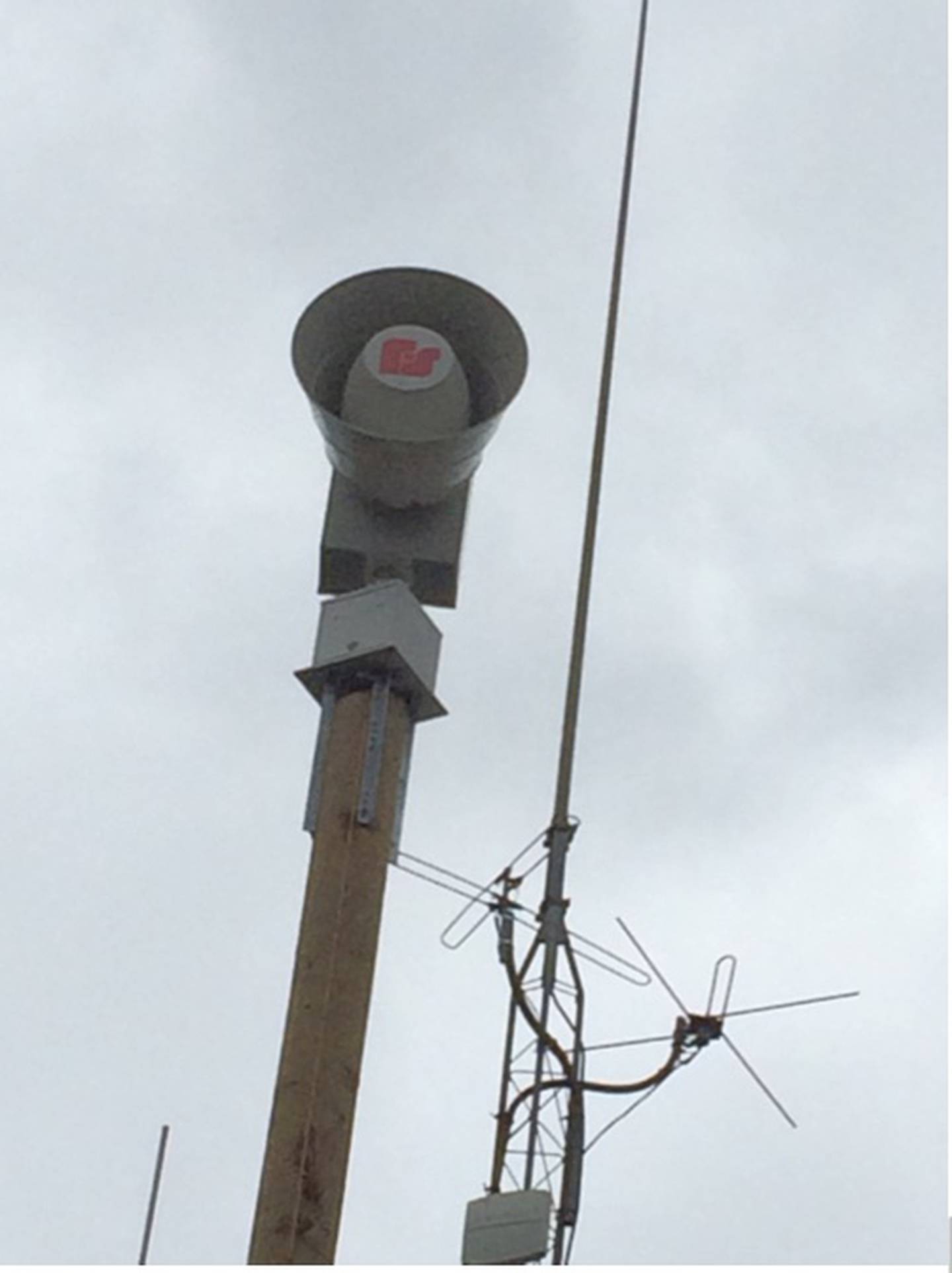 Since 2015, the McHenry Township Fire Protection District has worked with partners through the district to place 11 new outdoor tornado sirens like this one.