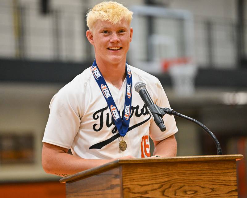 Crystal Lake Central Baseball 3A Championship celebration at Crystal Lake Central High School on Sunday, June 9, 2024 in Crystal Lake.