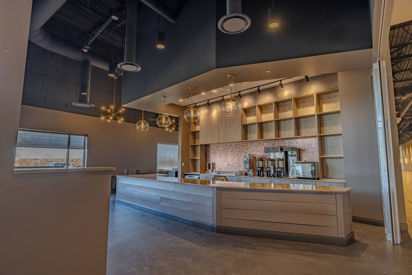 The Ovation Center, which Senior Services of Will County built out of a former Target store in Romeoville, includes a coffee shop that is open to the public. April 19, 2024.