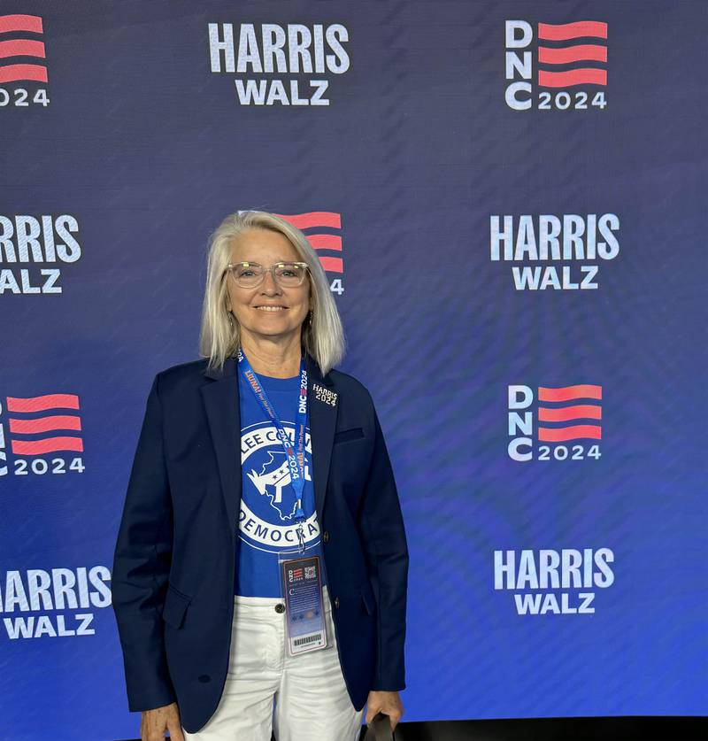 Sarah Bingaman, of Dixon, attended the 2024 Democratic National Convention Aug. 19-22, 2024, in Chicago as a delegate of Illinois' 16th Congressional District.